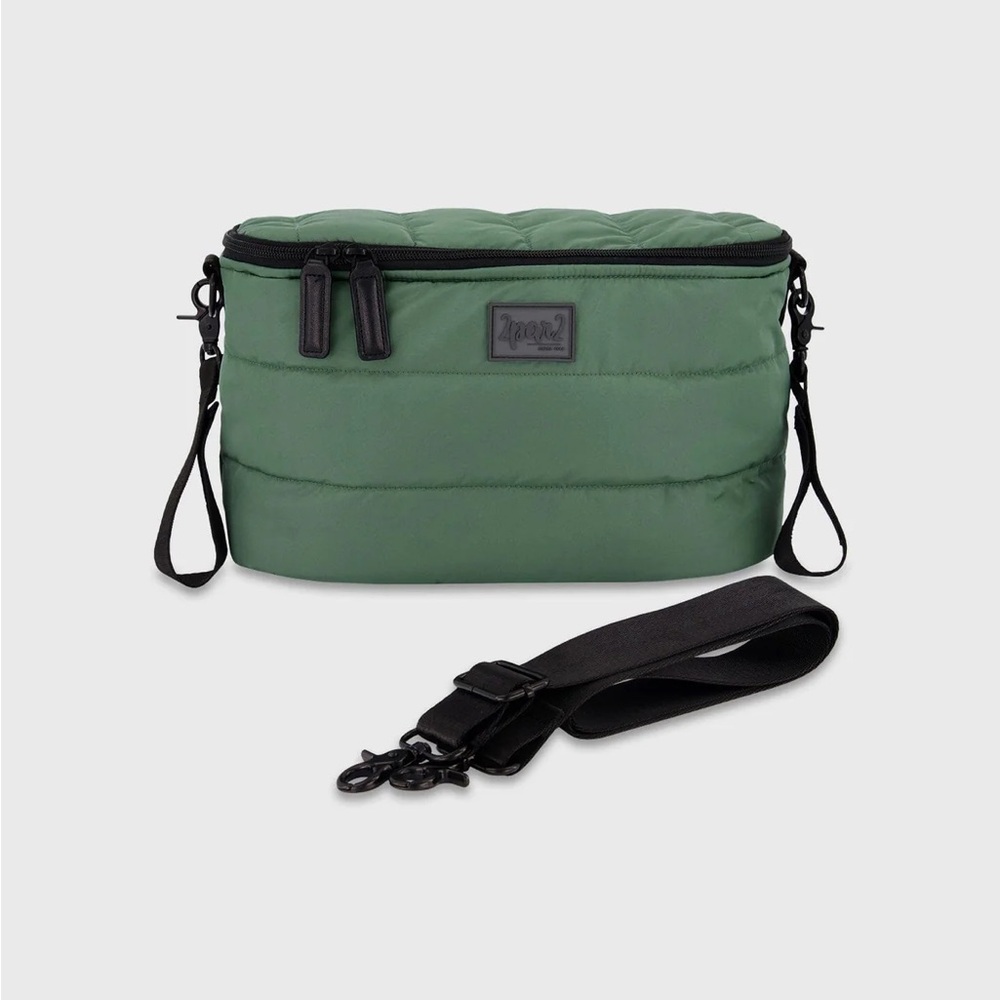 Deux Par Deux Mini Diaper Bag Dark Grey Green One Size